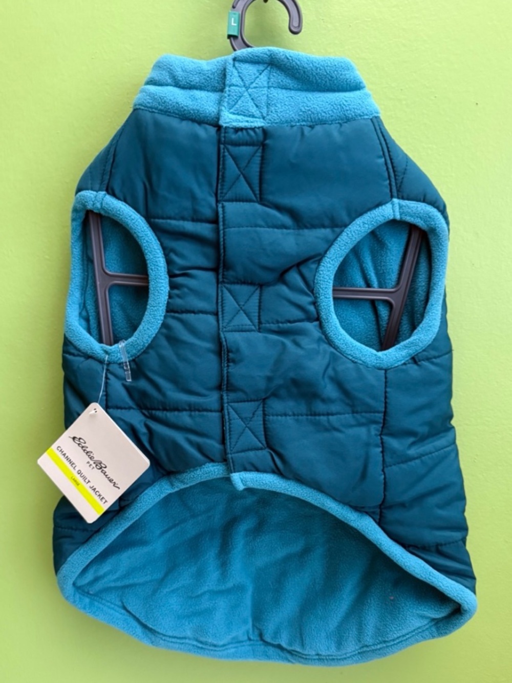 Eddie Bauer Channel Quilted Pet Jacket with Fleece Lining